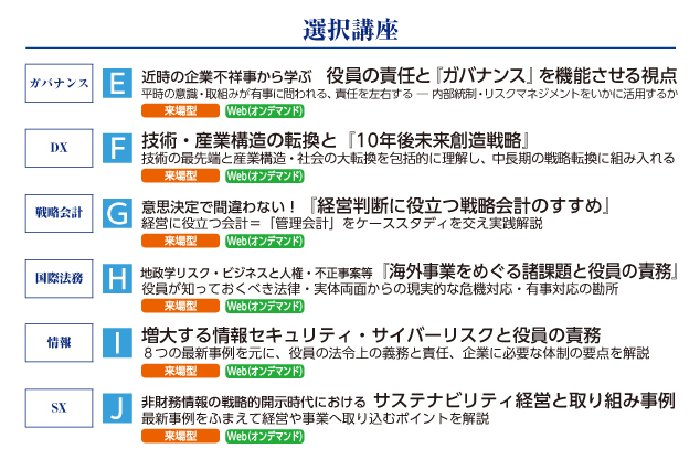 選択講座